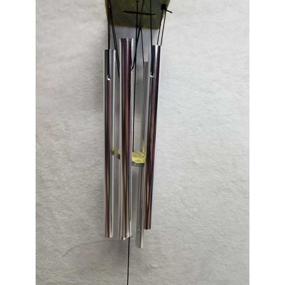 Windchime Yellow Etched Polyresin Stone Eagle - Picture 2 of 4